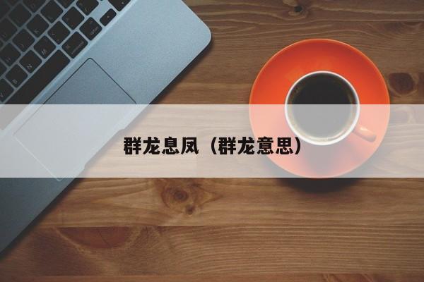 群龙息凤（群龙意思）
